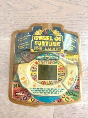 Wheel of Fortune Deluxe Vintage 1999 TIGER 07-535 Electronic Handheld New Sealed